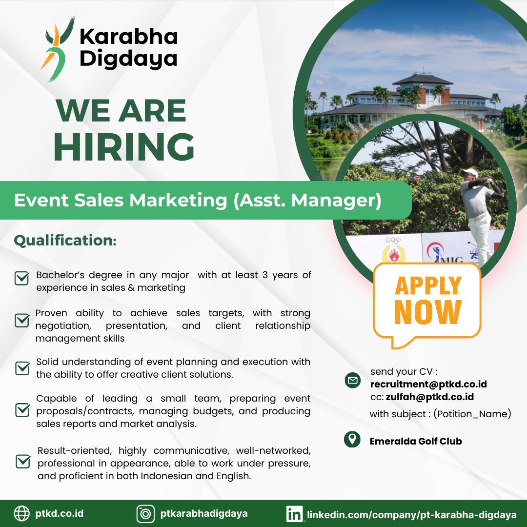 Event sales marketing(Asst Manager)